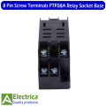 1 pcs of 8 Pin Screw Terminals PTF08A Relay Socket Base for 12v / 220V Relay by Electrica. 