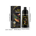 Dye Canas Hair Dye Shampoo 3 in 1 Hair Color Shampoo For Cover Gray Hair Natural Plant Ingredients Restore Original Hair Color. 