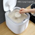 10 Kg Moisture-Proof Rice Grain Storage Box, Nano Bucket For Kitchen Container. 