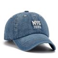 NYC Denim Baseball Cap Men Women Embroidery Letter Jeans Snapback Hat Casquette Summer Sports USA Hip Hop Cap. 