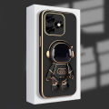 For Infinix Hot 40i Case Astronaut Holder Stand Fashion Soft Silicone For Infinix Hot 40i Back Cover. 