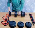 318 adjustable dumbbells-1 x Dumbbell Extension Bar-Black & red. 