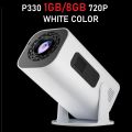 P330 Android 11 280 ANSI Projector Native 720P support 1080P 4K Wifi6 BT5.0 Cinema Outdoor Portable Mini Projetor Upgrated P30 HY300. 