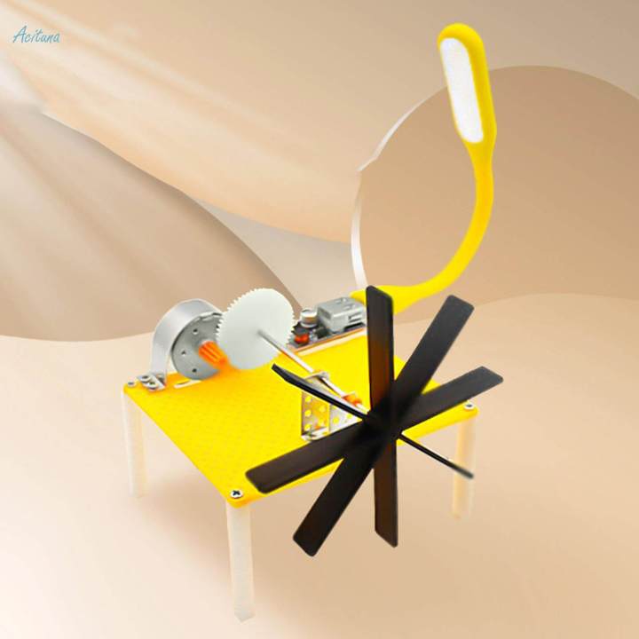 Physical Scientific Experiment Hydroelectric Generator Teaching Aids DIY Projects Physics Toy