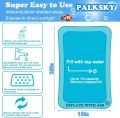 Water Sensory Play Mat for Cats, Cat Water Playmat for Self Play, Interactive Cat Toys for Indoor Cats,Cat Activity Mat for Cat Entertainment （Square）. 
