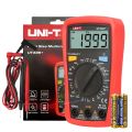 Digital Multimeter UT33B+ With Buzzer & Backlight Palm Size Digital Multimeter Handheld AC DC Voltage Ohmmeter Tester (Battery Included). 