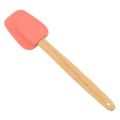 Silicone Spatula with Wood Handle – Eco-Friendly, Heat Resistant to 260°C / 500°F, Stain Resistant Kitchen Tool. 