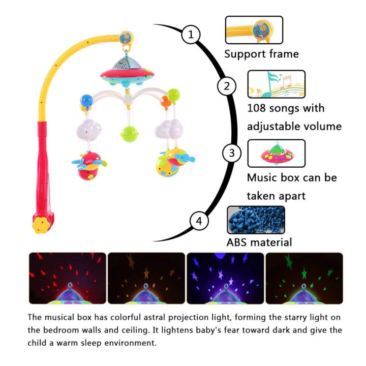 Remote%20Control%20Musical%20Cot%20Mobile%20Crib%20Bell%20Bed%20Ring%20Hanging%20Rotate%20with%20108%20Beautiful%20Music%20%20Multicolour%20-%20Image%205