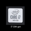 10th Generation Intel Core i9 i7 i5 i3 CPU Metal Sticker Laptop Logo Sticker. 