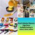 Royal Collection Pigments - Edge Paint Light Golden - Metallic Waterproof Permanent Edge Paint - Metallic High Pigmented Edge Paints - Epoxy Resin Supplies Craft. 