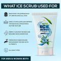 Ice Whitening Face Scrub - Skin Lightening & Exfoliating Scrub For Face - 125g. 