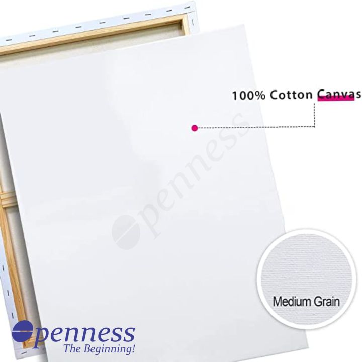 OPENNESS%20-%20Canvases%20for%20Painting%20-%20Pack%20of%2005%2024%20x%2048%20Inch%20Blank%20White%20Canvas%20%20-%20100%25%20Cotton%20-%20Image%202