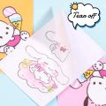 Sanrio Mini Sticker Book Cute Kuromi Washi Paper Stickers DIY Notebook Scrapbook Decoration.