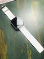 Stylish Square Dial Smooth Silicon Straps fashion Watch Stylish digital Watch for Boys Men's - simple led watch - cell operated. 