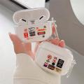 Clear Retro Label DHL Case For Airpods Pro 1 2 Charging Box Personality Label Soft Silicone Earphone Cover For Airpods Pro Coque. 