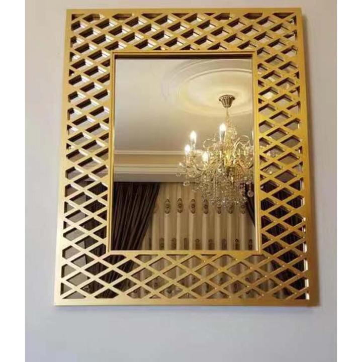 elegant classy wall mirror in beautiful cross pattern design home decoration mirror gift item wall mirror