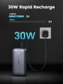 UGREEN 30W Power Bank Mini 10,000mAh Battery Pack 2-Port PD3.0 USB C+A Fast Charging Digital Display Portable Charger for iPhone 16 Pro Max/15/14, Macbook Air, iPad Pro, Galaxy S24 S23, Pixel 9, Black. 