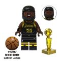 TV6508 NBA Basketball Anime Mini Action Figures Bricks James Curry Kobe Assembly Building Blocks Toys for Children. 