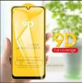 Infinix Hot 8 Glass Protector 9D Glass Full Edges Cover Glass. 
