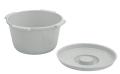 Commode  Bucket Commode pot round Commode Wheelchair bowl Round with Handle and Lid. 
