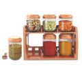 Spice Line Spice Rack 6 Pcs Jar Set. 