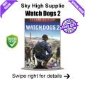 WATCH DOGS 2 - GAME FOR PC (GOOGLE DRIVE/ MEDIAFIRE) - QR CODE + FREE GIFT. 