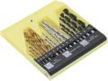 16PCS Multifunctional Woodworking Drill Bit Set Electric Hole Tool Kit 2-10mm Drill Bits Combination Set HSS Titanium Twist Drills to Metal + Wood Drills + HSS Rock Concrete Drill Set Masonry Twist Wood Drill Bit Set Concrete Brick Drywall drill barma. 