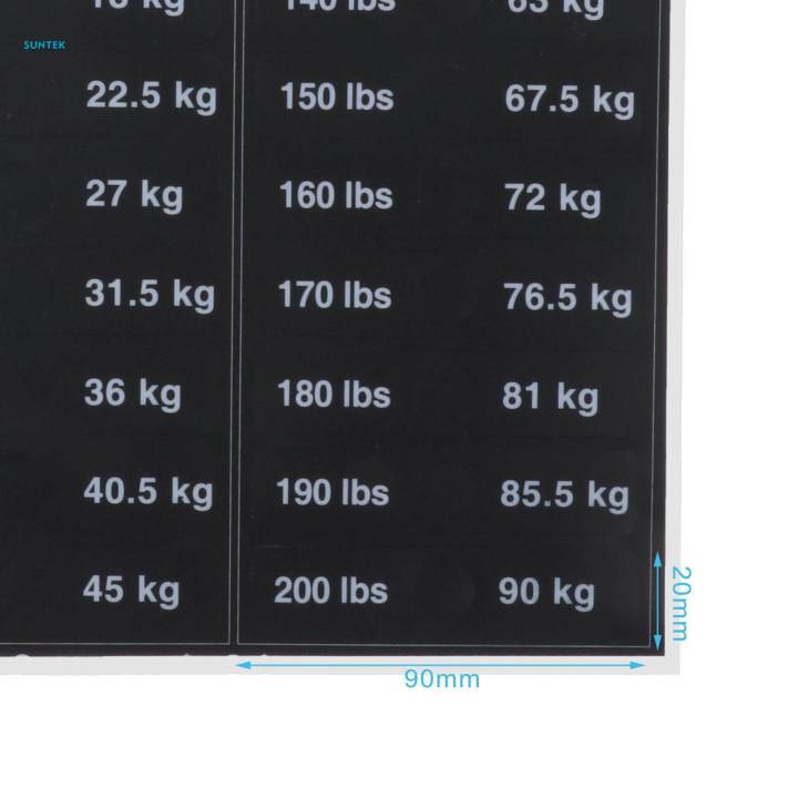 Weight%20Stack%20Labels%204.5kg%20to%2090kg%20Weight%20Tags%20Self%20Adhesive%20Weight%20Stickers%20-%20Image%208
