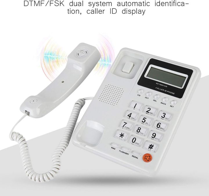 30%20Days%20Warranty%20Loud%20Speaker%20Telephone%20Set%20Landline%20Caller%20ID%20Display%20Desktop%20Home%20Hotel%20Wired%20Office%20Landline%20Telephone%20Phone%20LCD%20Display%20Screen%20Redial%20Flash%20and%20Pre%20Dialing%20Function%20Wall%20Mountable%20Black%20Or%20White%20-%20Image%209