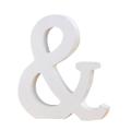 Wood Letter Delicate DIY White Large Wooden Standing Letter. 