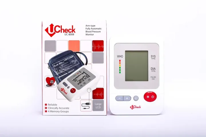 Ucheck%20Blood%20Pressure%20Monitor%208008%20Upper%20Arm%20BP%20Operator%20Cuff%20Machine,%20Accurate%20Automatic%20High%20Blood%20Pressure%20Machine%20Kit,%20Pulse%20Rate%20Monitor%20for%20With%20USB%20Port%20by%20Asaan-Shop%20-%20Image%204