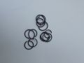 8mm simple Multi Color/ Black/selvar nose rings for girls Pack of 6. 