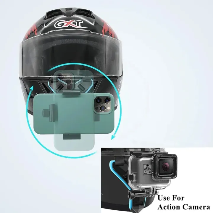 Motorcycle%20Helmet%20Chin%20Stand%20Mount%20Holder%20for%20Mobile%20Phones%20Camera%20Action%20Cam%20Go%20Pro%20-%20Image%202