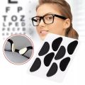 8Pcs D-shaped Soft Foam Sponge Self Adhesive Eyeglass Eyewear  EVA Nose Pads Anti-Slip Eyeglasses Nosepads. 