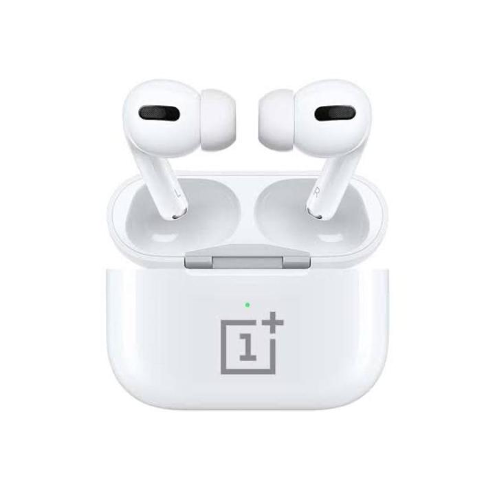 Wirless Earpods OnePlus Pro Bluetooth handfree 5.0 with high bass earbuds silicon case free Daraz.pk