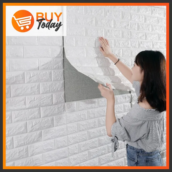70x77cm%20Modern%203D%20Brick%20Pattern%20Wallpaper%20Bedroom%20Living%20Room%20Wall%20Sticker%20Decor%20-%20Image%204