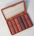 Pack Of 6 Mini Matte Lipstick Set High Quality Makeup Nourishing Matte Organic Lipstick Shade Kit With Mirror Mini Lipstick Makeup Kit Pocket Friendly Long-Lasting Lip Kit With Mirror Brown & Pink. 