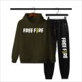 New Arrival Free Fire logo Hoodie And Trouser winter track for men. 