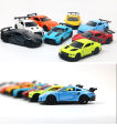 Alloy Model Simulation Sports Car Toy Vehicle Ferrrar Pull and Back Collection Nissan GTR / Lamborghini/ Bughatti / Toyots Supra/ Porsche/  (Random Design 1 piece). 