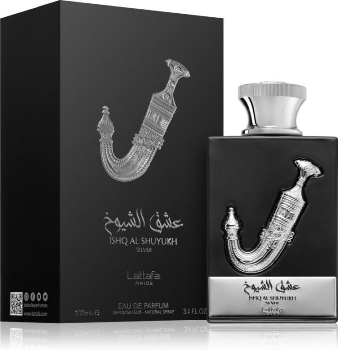 Lattafa Pride Ishq Al Shuyukh Silver Perfume for Men and Women - 100ml