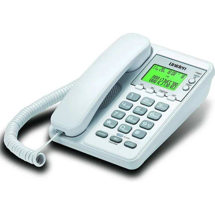 Uniden%20AS6404%20White%20Corded%20Landline%20Phone%20with%20Speakerphone%20&%20Caller%20ID%20-%20Image%202