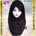 Fancy Ready to Wear Hijab - Fashion - Perfect For Wedding And Party Wear Scarf - Be Hijabi. 