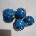 Handmade Beads 4pc large Beads Multi. 