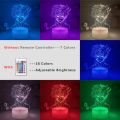 Anime My Hero Academia Shoto Todoroki Led Night Light Lamp for Room Deco Birthday Gift Shoto Todoroki 3d Lamps My Hero Academia. 