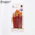 12Pcs Acrylic Color Paint Set 12Pcs Artist Painting Brushes Set Pack Of 2 Multicolor. 