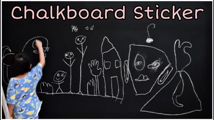 Blackboard%20Vinyl%20Sticker%20Chalkboard%20for%20Kids%20%E2%80%93%20Matte%20Adhesive%20Wall%20Decal%20with%20Chalk%20%7C%20Peel%20&%20Stick%20DIY%20Contact%20Paper%20for%20Writing%20&%20Drawing%20-%20Image%207