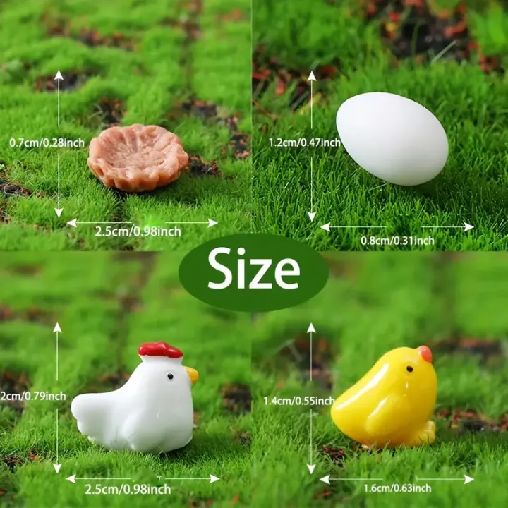10%20Pieces%20Set%20of%20Hen%20Nest%20Eggs%20Miniature%20Mini%20Fairy%20Garden%20Plant%20Decoration%20-%20Image%203