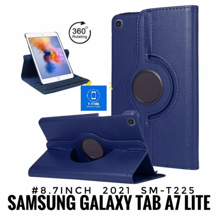 Samsung Galaxy Tab A7 Lite Tablet Case For Samsung Galaxy Tab A7 Lite Cover T220 T225 T227 Case 360 Rotating Leather Flip Smart Protective Cover