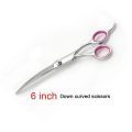 【Sooledead】Blade Scissors for Dogs/Cats Stainless Steel Dog Cat Cutting Hair Barber Up Curved / Down Curved Claps. 