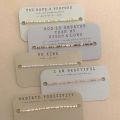 Personalized Morse Code Bracelet – Custom Jewelry for Names, Dates, and Messages by R&S Handmade Accessories. 